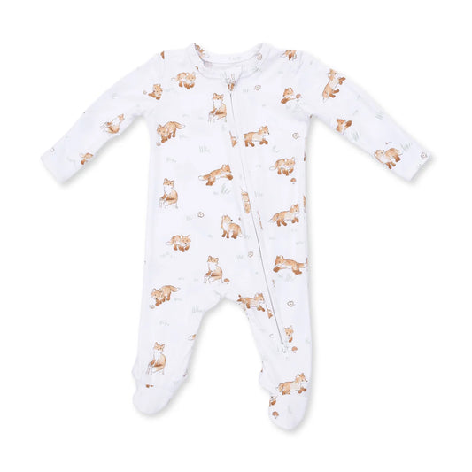 Little Explorer Fox  2 Way Zipper Footie