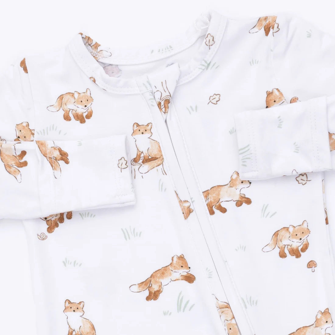 Little Explorer Fox  2 Way Zipper Footie