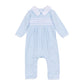 Luca's Classics Smocked Playsuit - Light Blue
