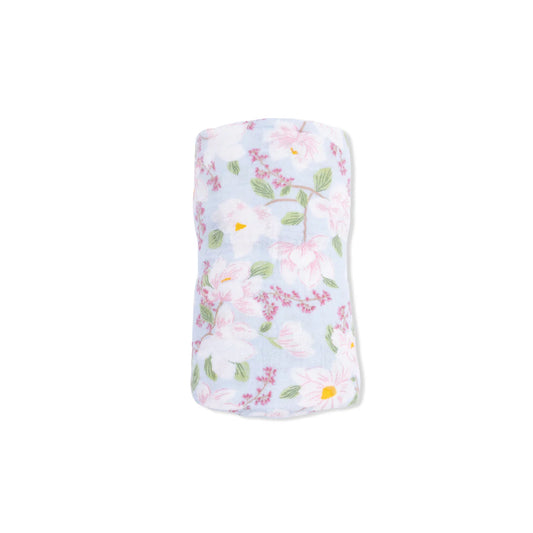 Magnolias  Swaddle Blanket