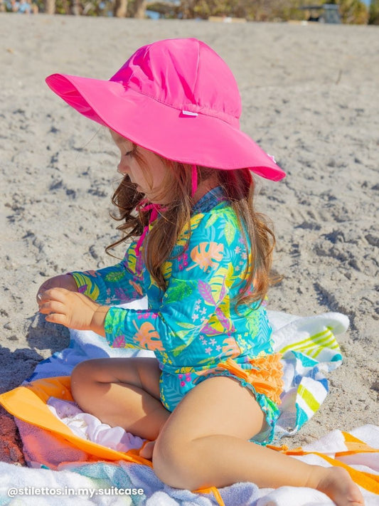 Neon Magenta Sun Protective Hat