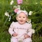 Maggie Long Sleeve Ruffle Trim Straight Leg Romper