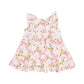 Picot Trim Edged Dress and Diaper Cover - Magnolias