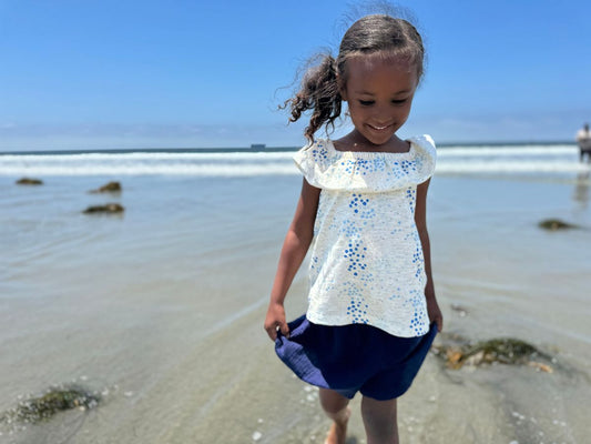 Navy Malia Shorts