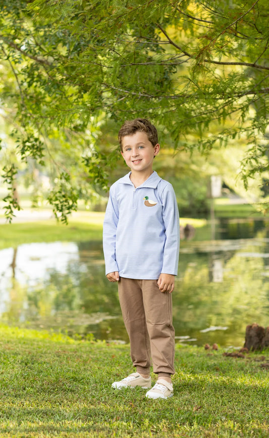 Trotter Street Kidwws Mallard 1/4 Zip Pullover