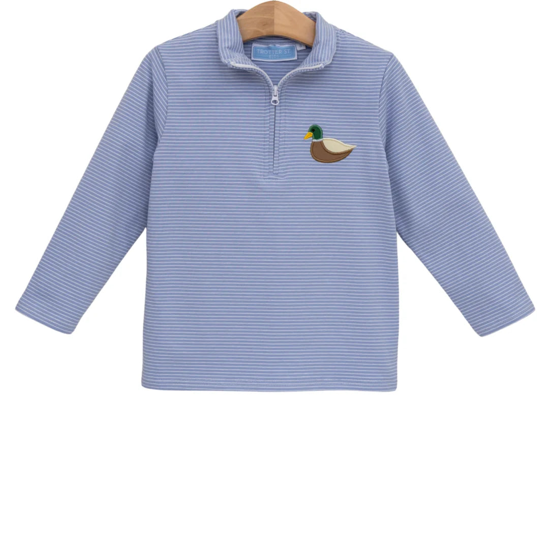 Trotter Street Kidwws Mallard 1/4 Zip Pullover
