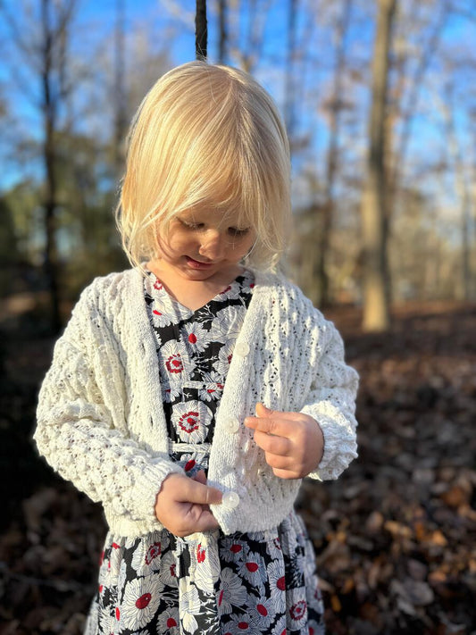 White Margot Cardigan