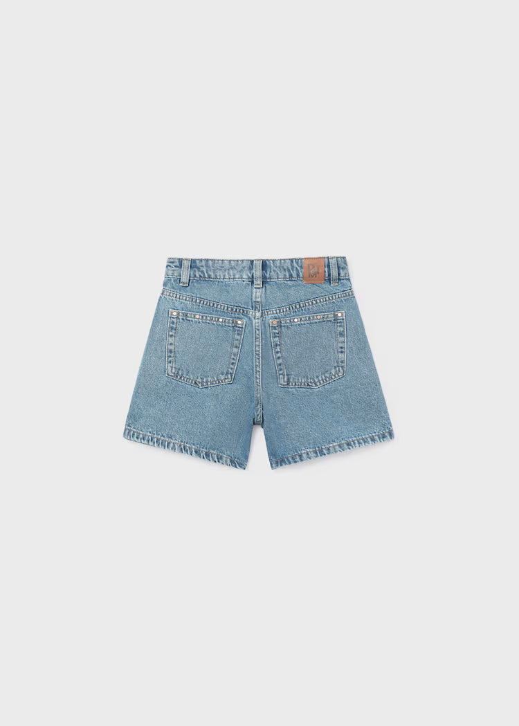 Mayoral 6202 Girl Denim Shorts