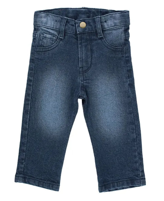 Boys Medium Wash Straight Jeans