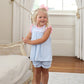 Meredith Bloomer Set- Light Blue Gingham/Light Pink