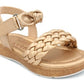 Miffy Rosegold Faux Leather Sandal