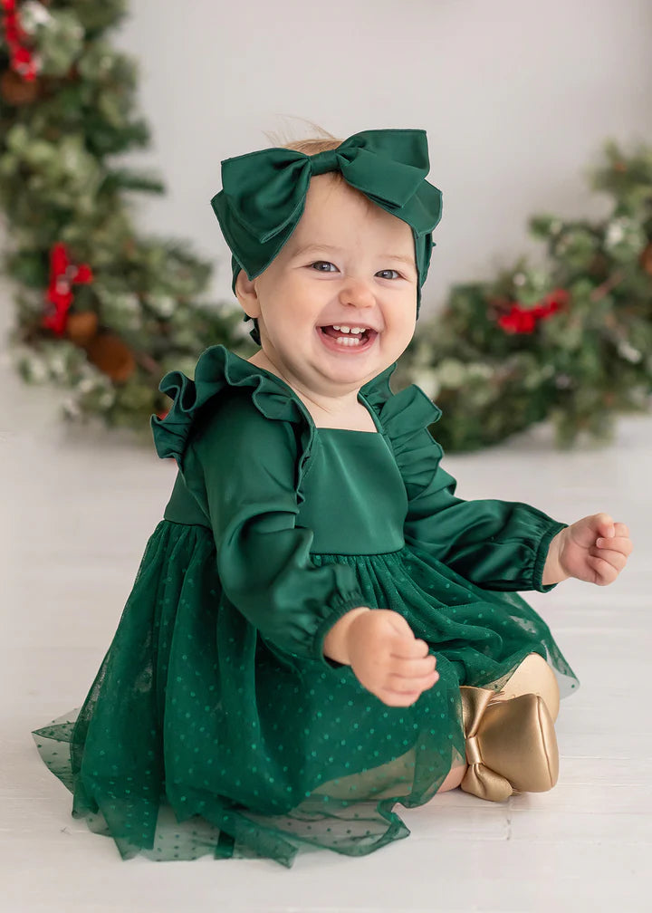 Mistletoe Emerald Dress