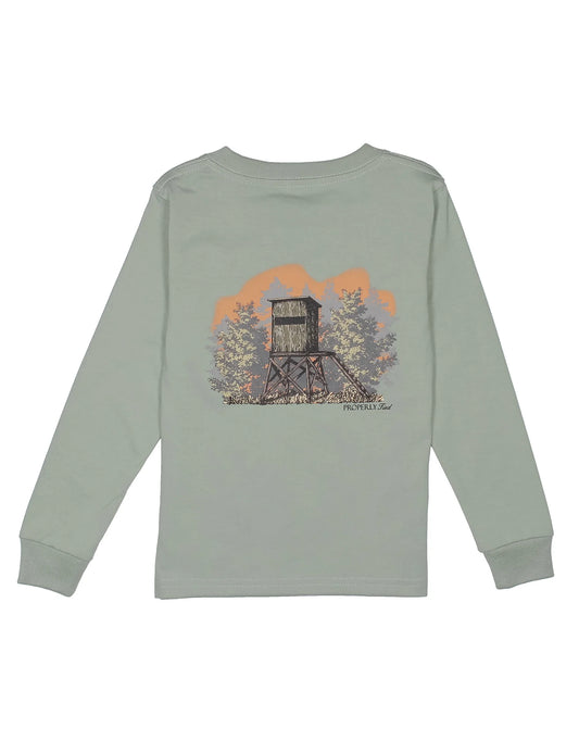 Properly Tied Boys Mossy Oak Deer Stand LS Sage