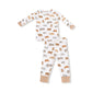 Napping Puppies  Long Sleeve Loungewear Set