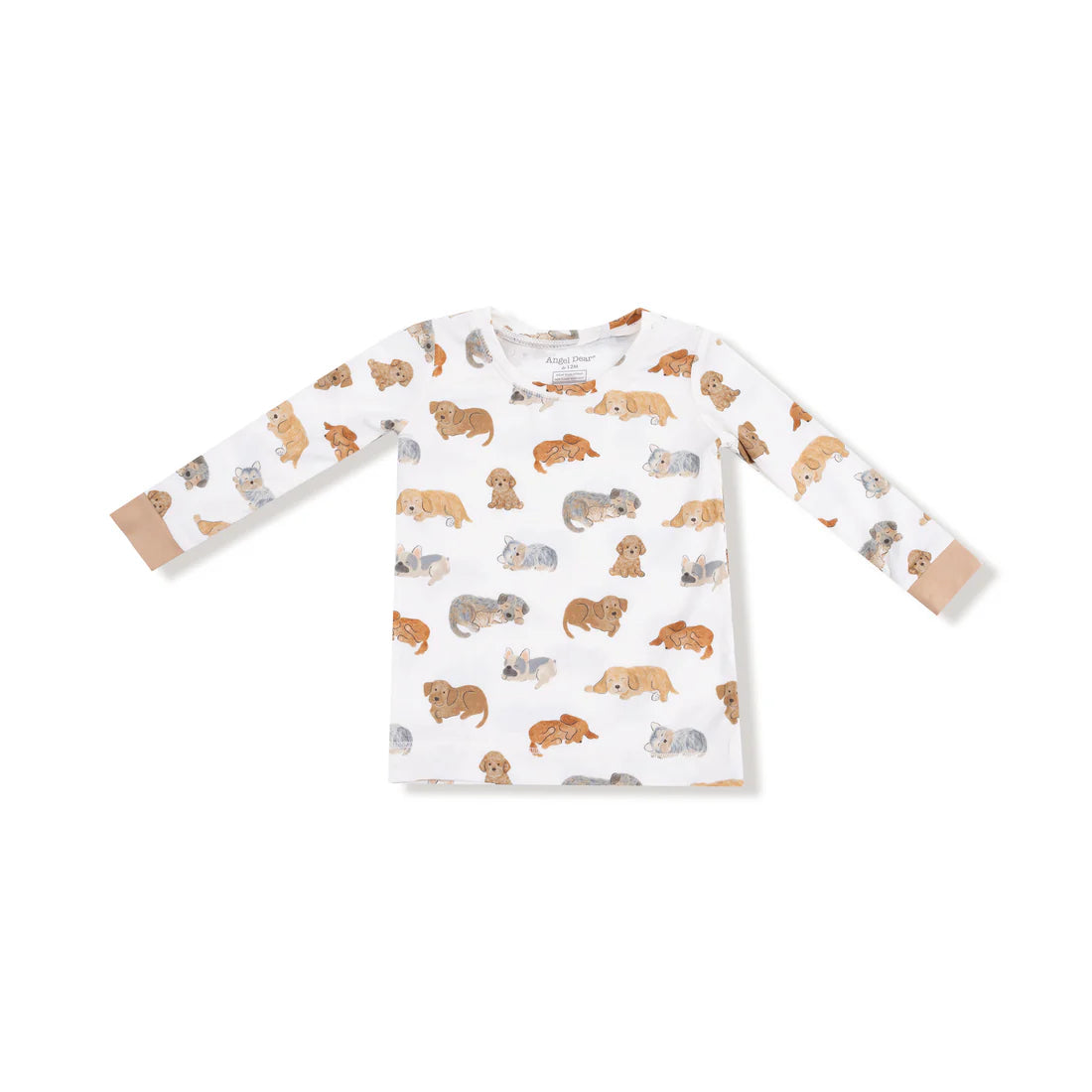 Napping Puppies  Long Sleeve Loungewear Set