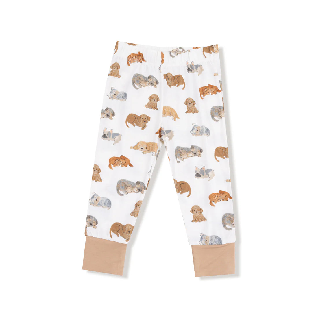 Napping Puppies  Long Sleeve Loungewear Set