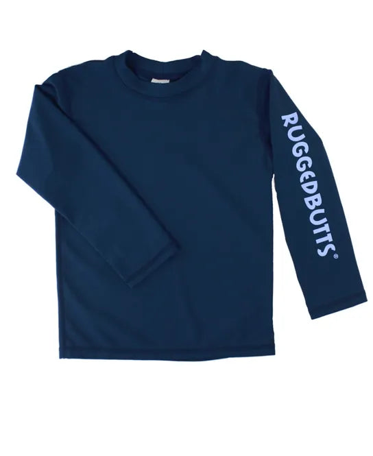 Navy Logo Long Sleeve Rashguard