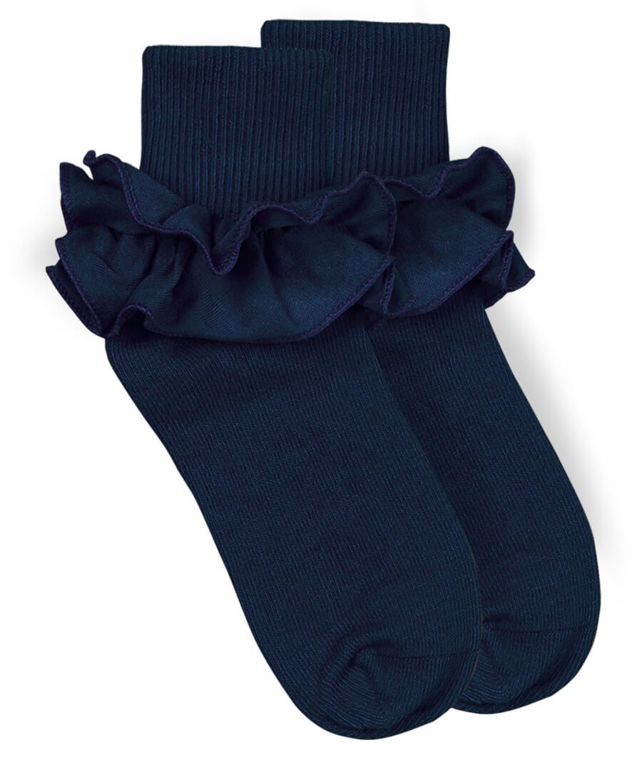 Knit Ruffle Socks