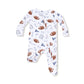 Touchdown Time - Navy  2 Way Zipper Footiexgh