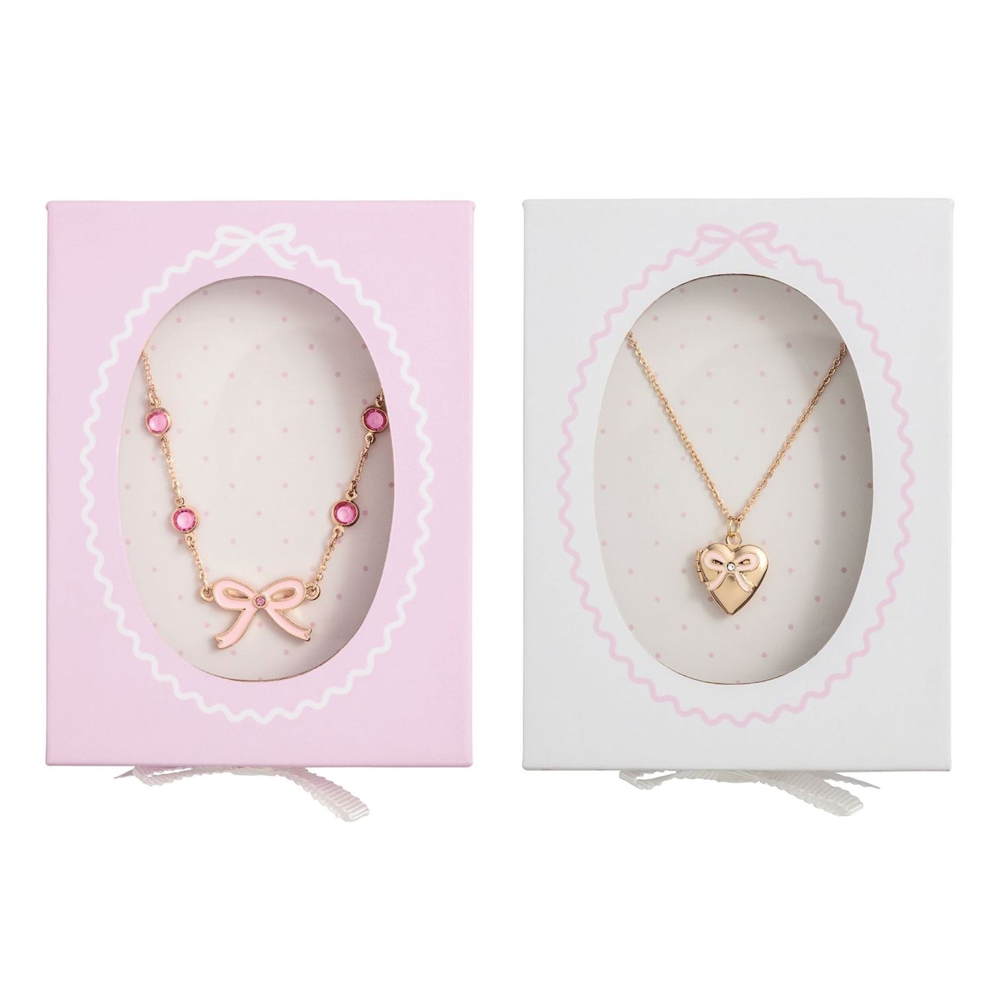 Bow & Locket Necklaces