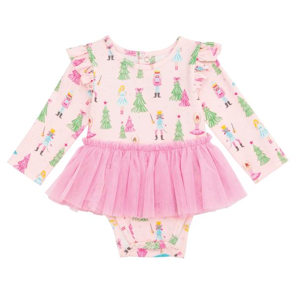 Nutcracker Print Tutu Crawler
