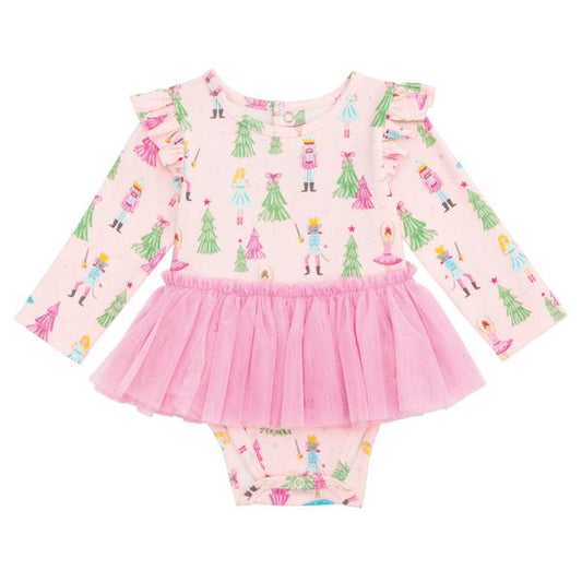 Nutcracker Print Tutu Crawler