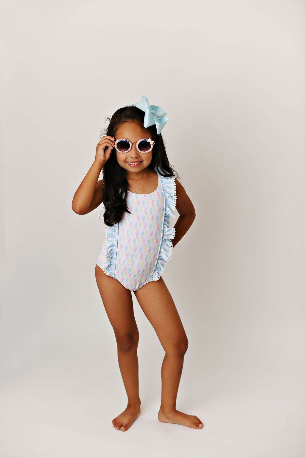 Seahorse Ruffle One Piece