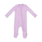 Solid Winsome Orchid  2 Way Zipper Footie