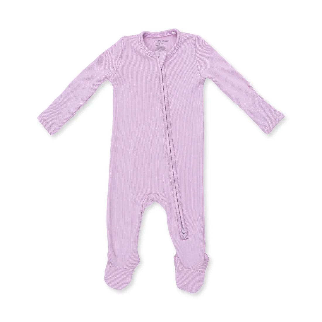 Solid Winsome Orchid  2 Way Zipper Footie