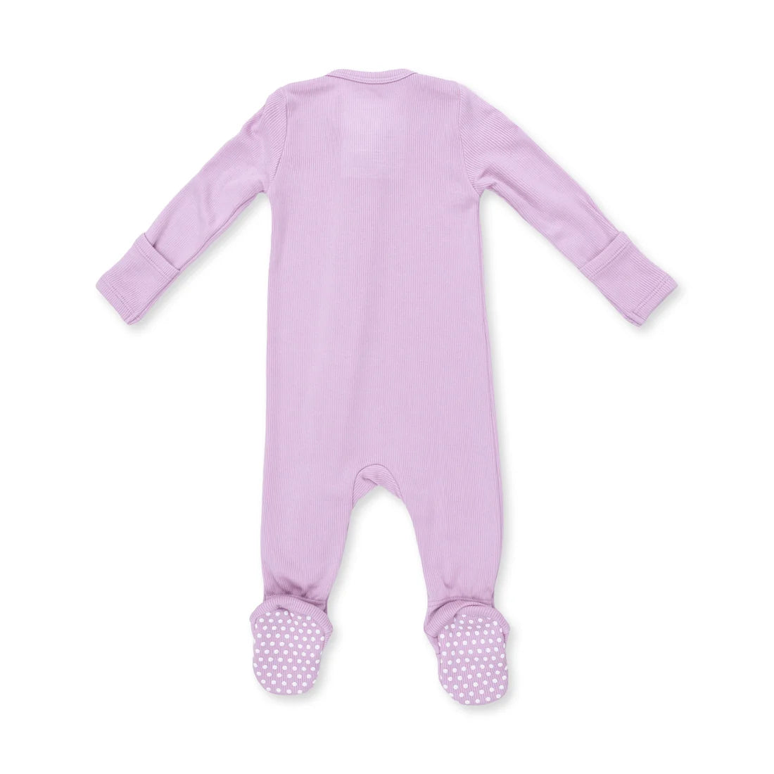 Solid Winsome Orchid  2 Way Zipper Footie