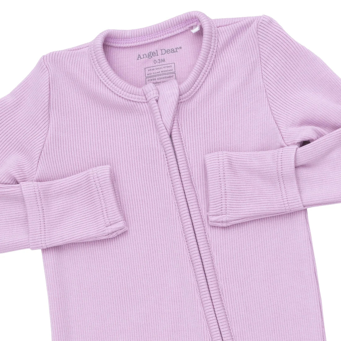Solid Winsome Orchid  2 Way Zipper Footie
