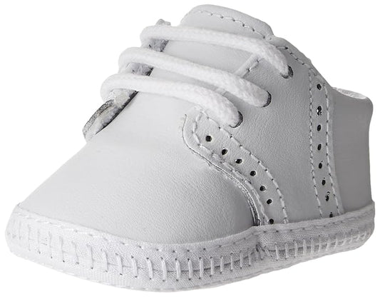 Linden White Leather Lace-up Oxford Soft Shoes