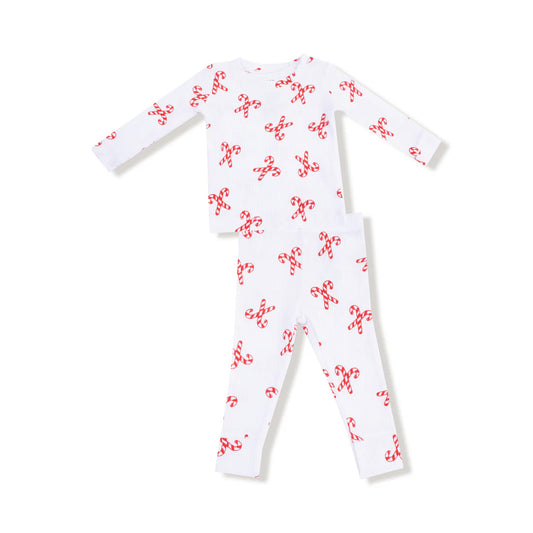 Candy Canes  Long Sleeve Loungewear Set
