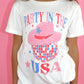 Party in the USA Graphic Rhinestone T-Shirt