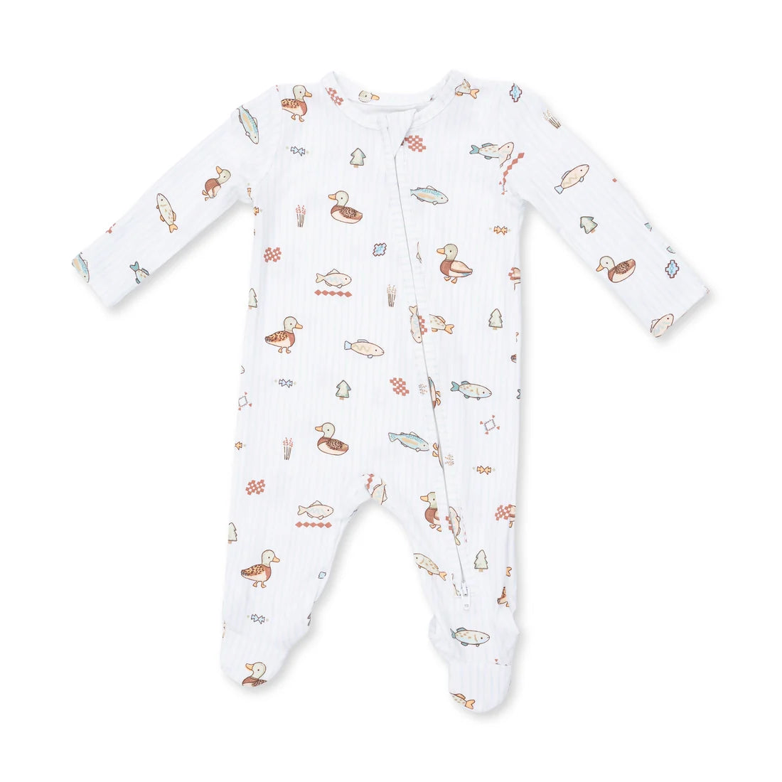 Lake Cuties  2 Way Zipper Footie