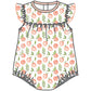 Summer Peaches Peach Printed Flutters Bubble