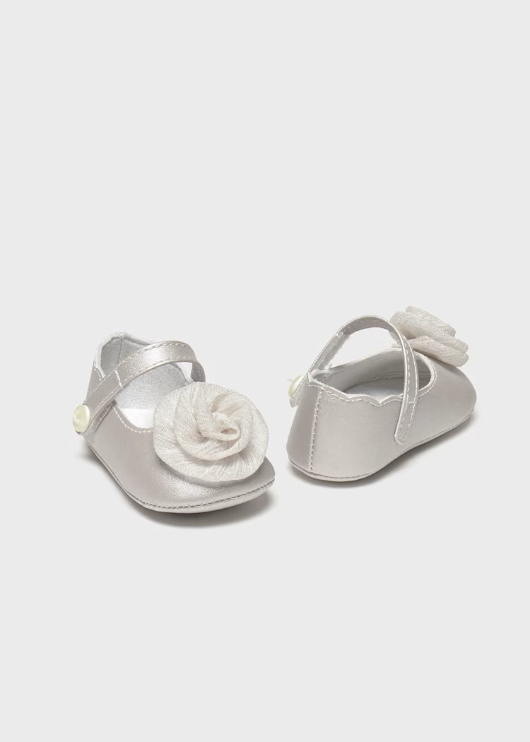Mayoral 9960 Newborn Girl Flower Mary Janes
