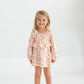 Honey Petals Long Sleeve Floral Ruffle Top and Legging Set