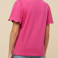 Girls Scallop Sleeve Knit TShirt