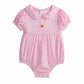 Pink Gingham Pumpkin Girl Bubble