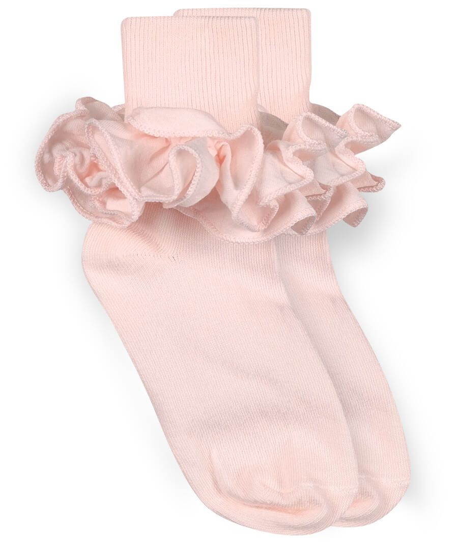 Knit Ruffle Socks