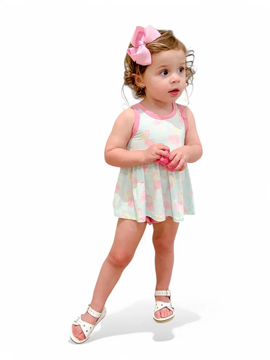Pink Pelican Razorback Peplum Set