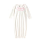 Pink Smocked Gown