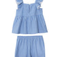 Piper Ruffled Tank Two Piece Set