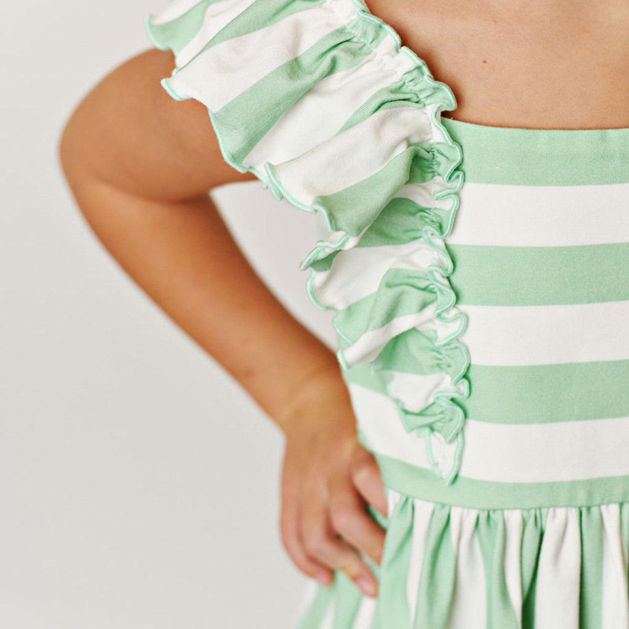 Pistachio Stripe Bella Dress