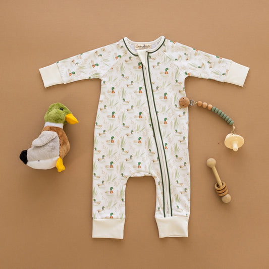 Mallard's Pond Zip Playsuit