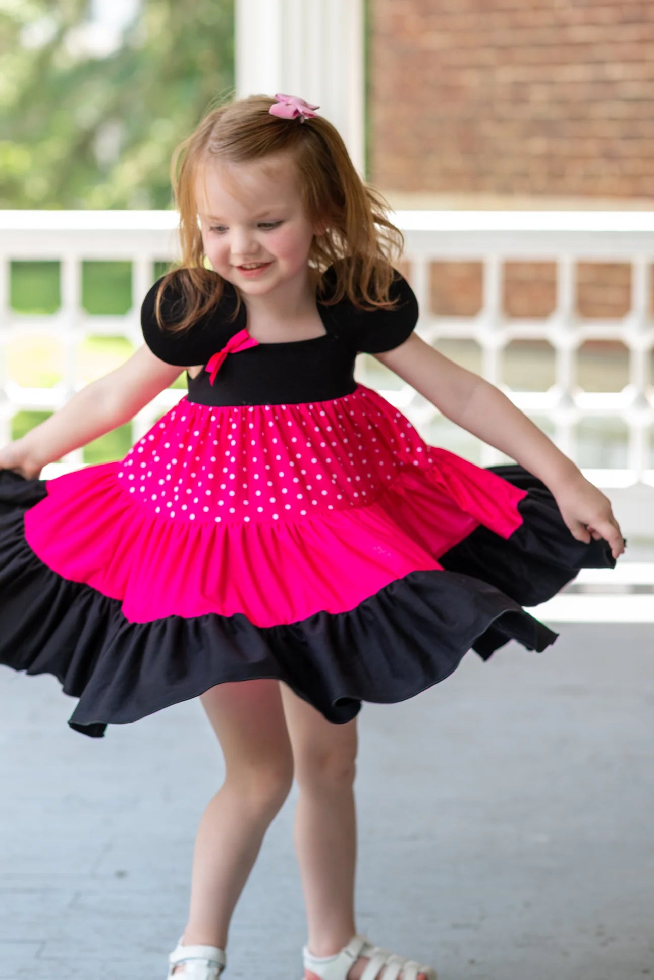 Garden Twirler Dress- POLKA DOT