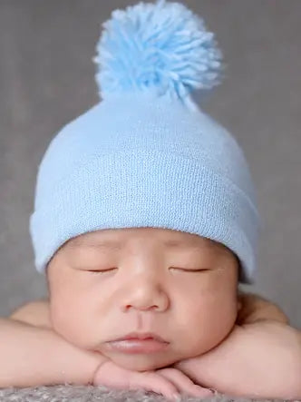 Newborn Pom Pom Hospital Hat