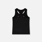 Organic Cotton Jersey Tank Top Black