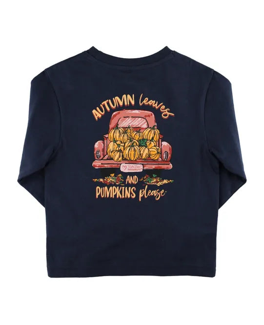 Autumn Leaves and Pumpkin Please Signature Tee